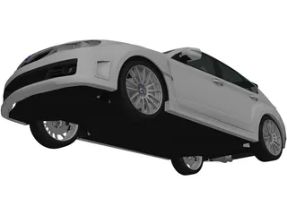 Subaru Impreza WRX Sti (2010) 3D Model preview