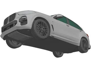 BMW X5 3D Model preview