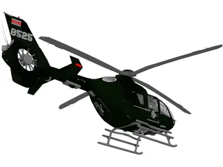Eurocopter EC-135 3D Model preview