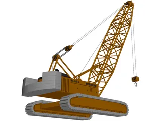 Liebherr HS 895 HD 3D Model preview