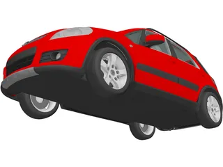 Suzuki SX4 (2010) 3D Model preview