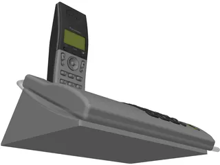 Panasonic Phone 3D Model preview