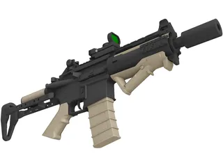 M4 CXP 3D Model preview