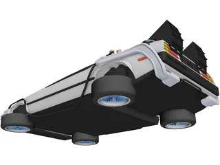 DeLorean DMC-12 3D Model preview