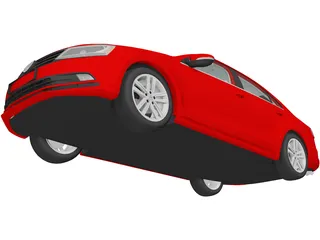 Volkswagen Jetta (2015) 3D Model preview