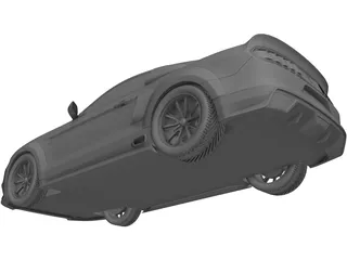Ford Mustang GT500 Eleanor (2015) 3D Model preview