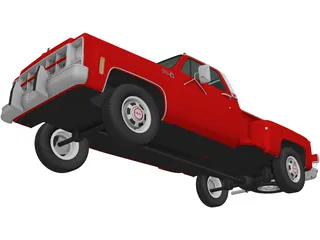 GMC Sierra Grande 454 (1979) 3D Model preview