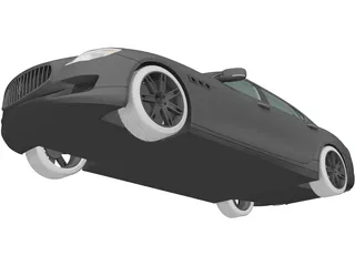 Maserati Quattroporte 3D Model preview