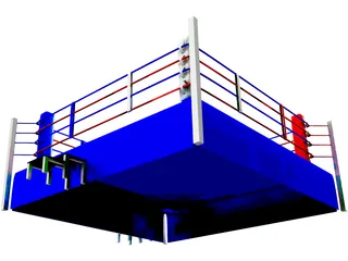 Boxing Ring 3D Model preview