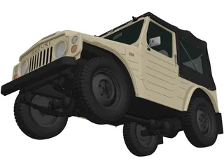 Suzuki Jimny (1977) 3D Model preview