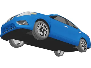 Nissan Versa Sedan (2015) 3D Model preview
