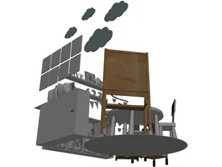 IKEA Children Set 3D Model preview