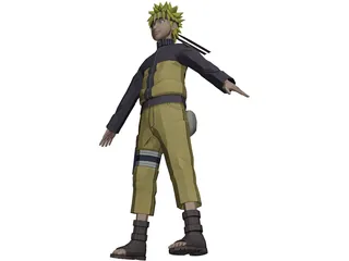 Naruto Teen 3D Model preview