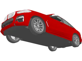 BMW X4 M40d [G02] (2019) 3D Model preview