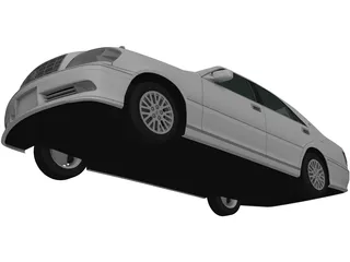Toyota Crown S170 (2001) 3D Model preview