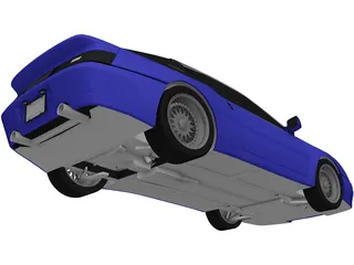 Renault Alpine (1990) 3D Model preview