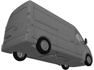 Renault Master (2017) 3D Model preview