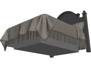 Bed 3D Model preview