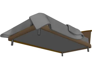Bed 3D Model preview
