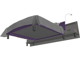 Bed 3D Model preview