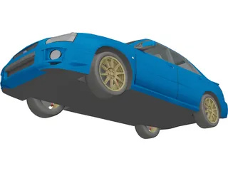 Subaru Impreza 3D Model preview