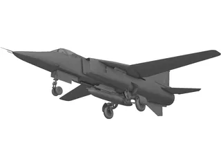 MiG-27 Mikoyan 3D Model preview