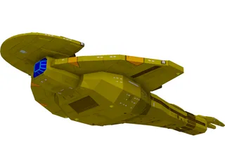 Star Trek Cardassian Angelor 3D Model preview