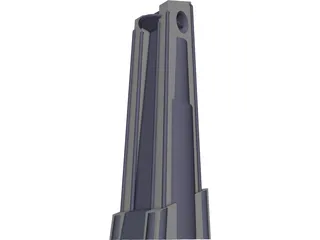 Modern Office Building 3D Model preview