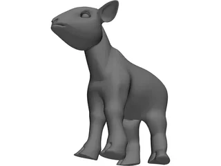 Little Lamb 3D Model preview