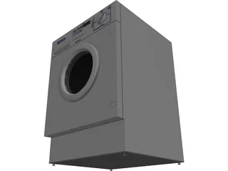Bosch WVT12840EU Washing Machine with Dryer 3D Model preview