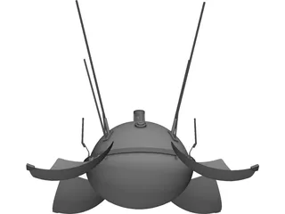 Luna 9 3D Model preview