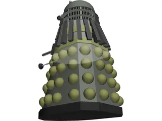 Doctor Who Darlek 3D Model preview