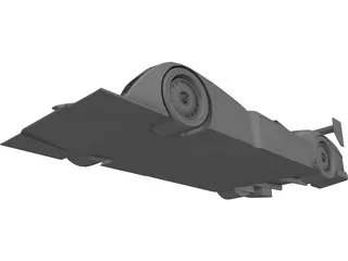 Peugeot 2008 Le Mans 3D Model preview