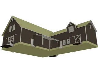 Barn 3D Model preview
