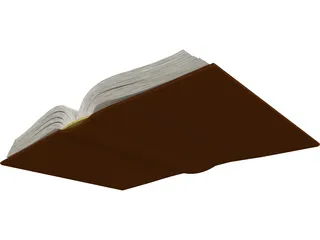 Open Book 3D Model preview