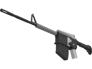 M4A1 Carbine 3D Model preview