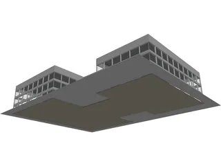 Commercial Center 3D Model preview