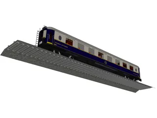 European Express [+Interior] 3D Model preview