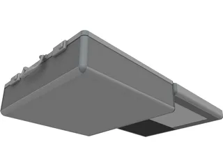 Aluminium Case 3D Model preview