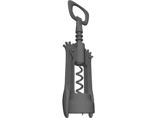 Cork Screw 3D Model preview