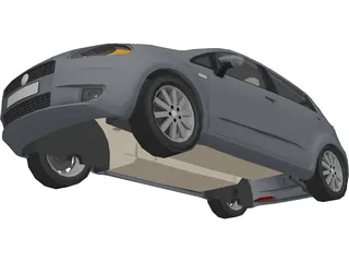 Fiat Punto 3D Model preview