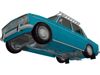 VAZ 2103 3D Model preview