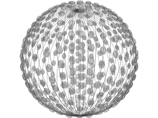 Globe Candelar 3D Model preview