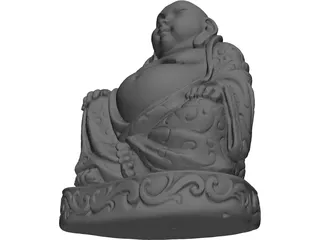 Buddha Statue 3D Model preview