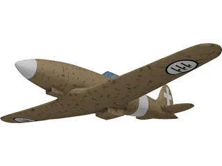 Macchi C.202 Folgore 3D Model preview