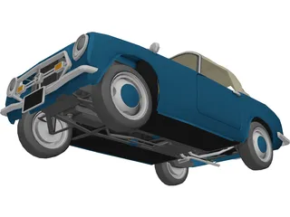 Honda s800 3D Model preview
