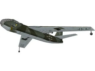 Junkers EF 132 3D Model preview