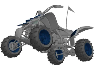 Yamaha Quad 3D Model preview