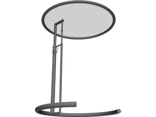 Barcelona Cocktail Table 3D Model preview