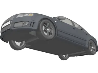 Audi RS4 3D Model preview